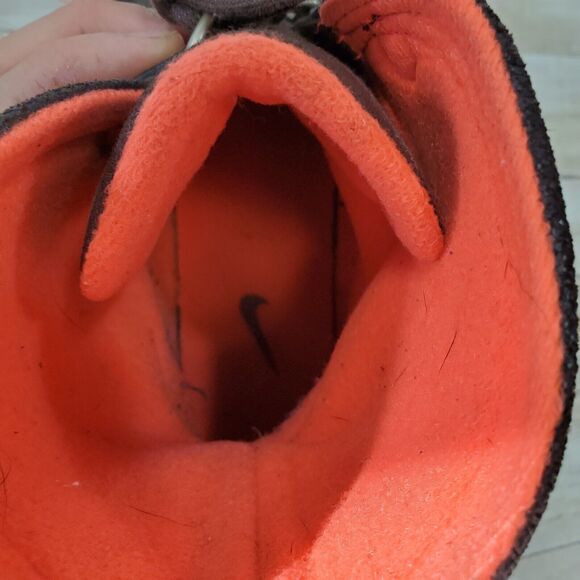 Nike Carico Boots Mid LTR 2012 LaceUps Brown Orange Womens Size 7.5 - 530910 010 - Picture 8 of 11